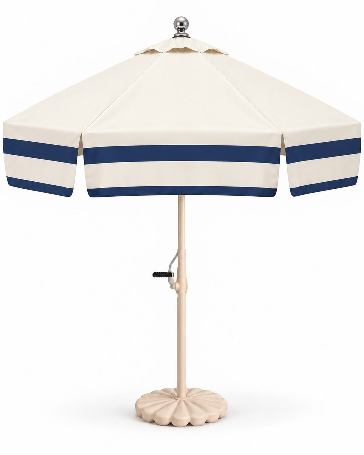Riviera Navy Double-Stripe Umbrella
