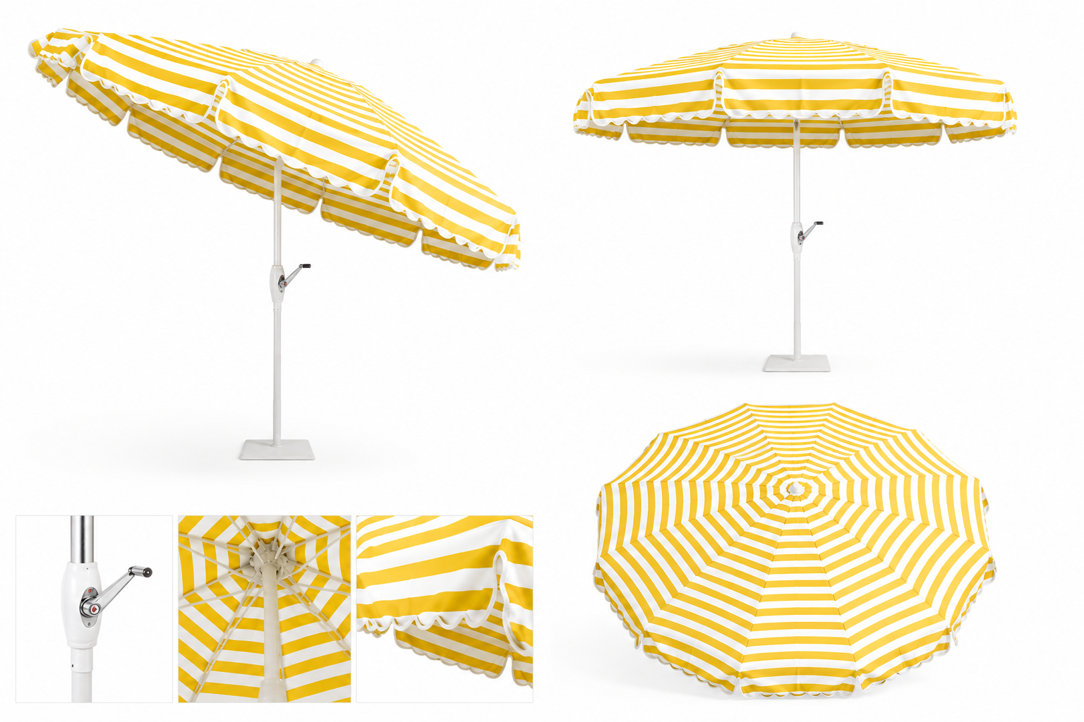 LaLuz Seaside Stripe Umbrella