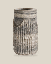 Colesseum Tall Travertine Silver Angle 01