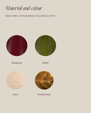 DROPLET Wall Sconce by LaLuz — Material and Trim Swatches
