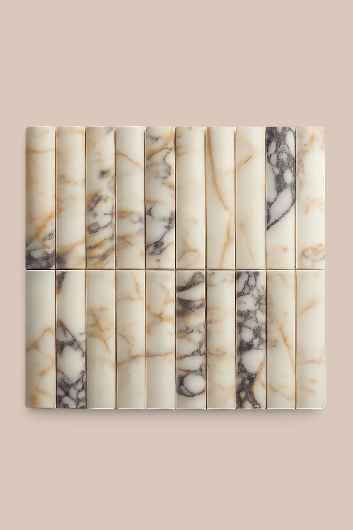Fluted Stone Tile – 15 × 30 cm
