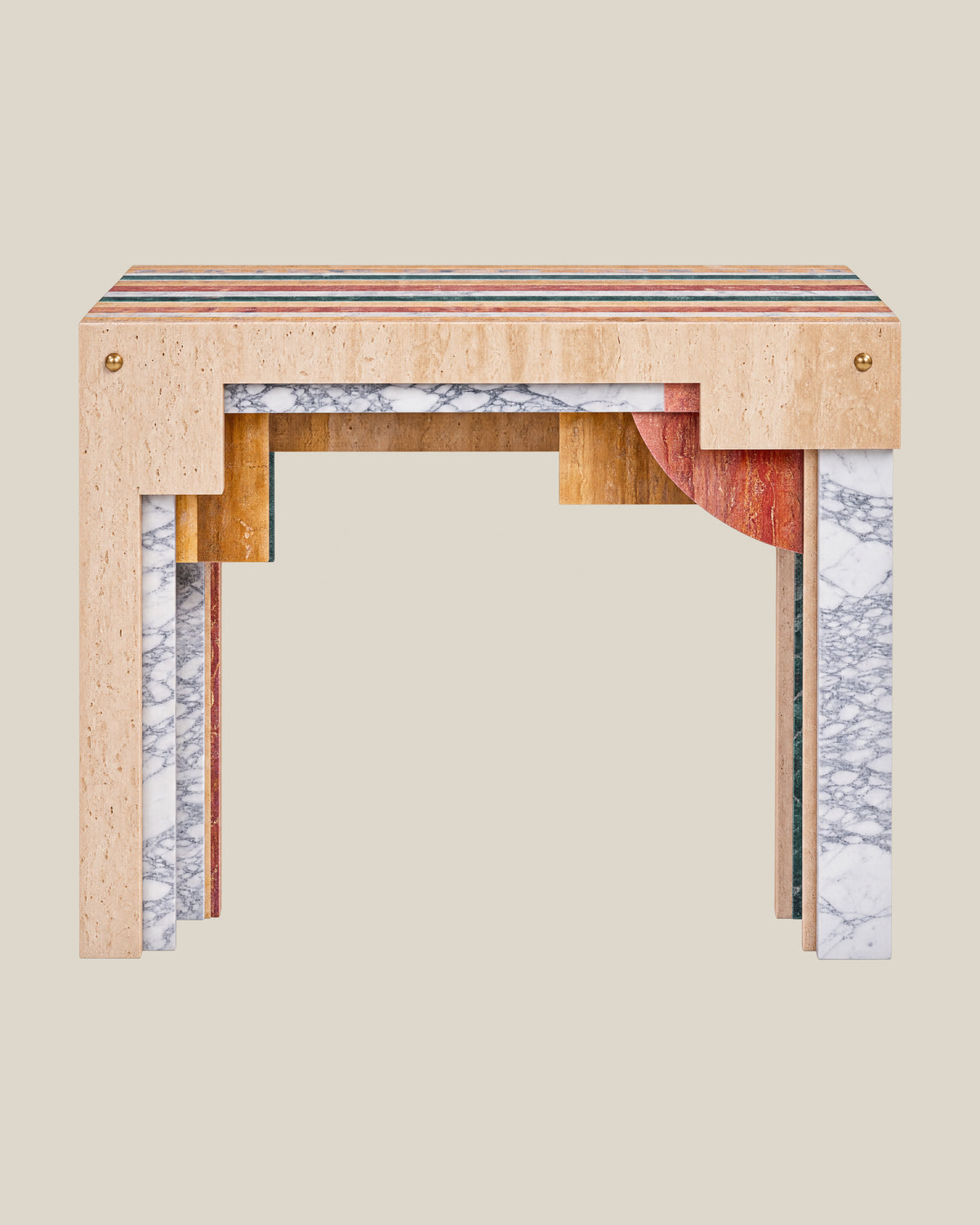 STRATA Console Bone 02 | CARVINGS | Bone #DED8CC