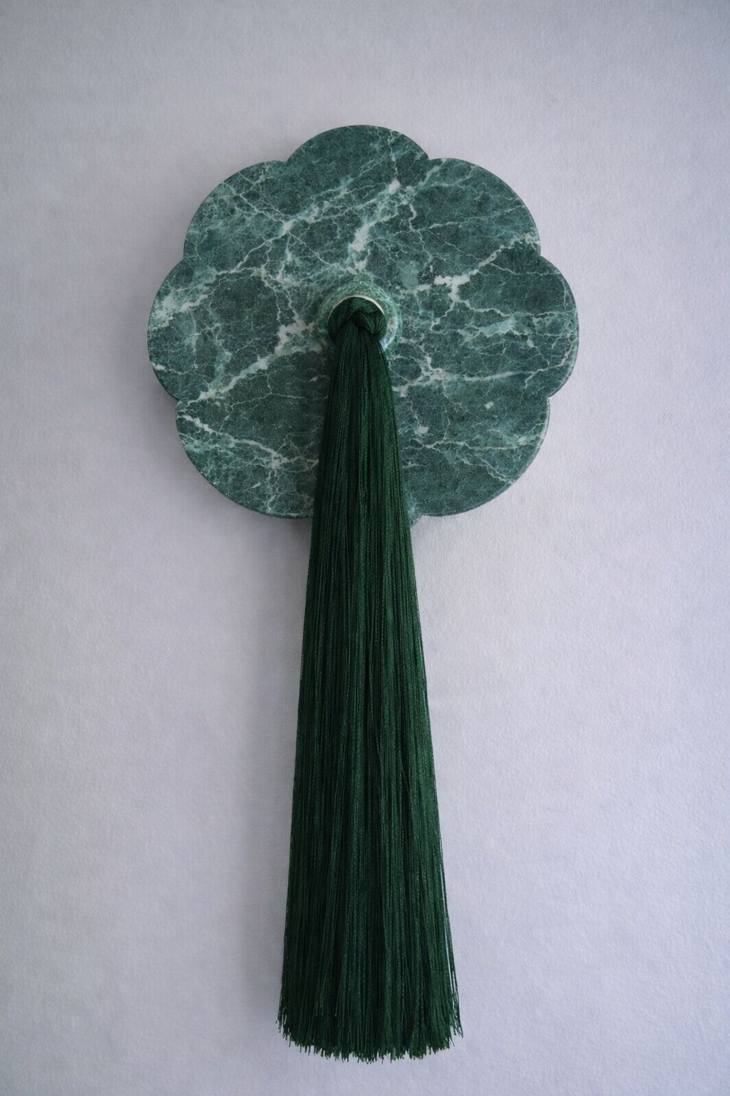 Marble X Tassel Wall Accent