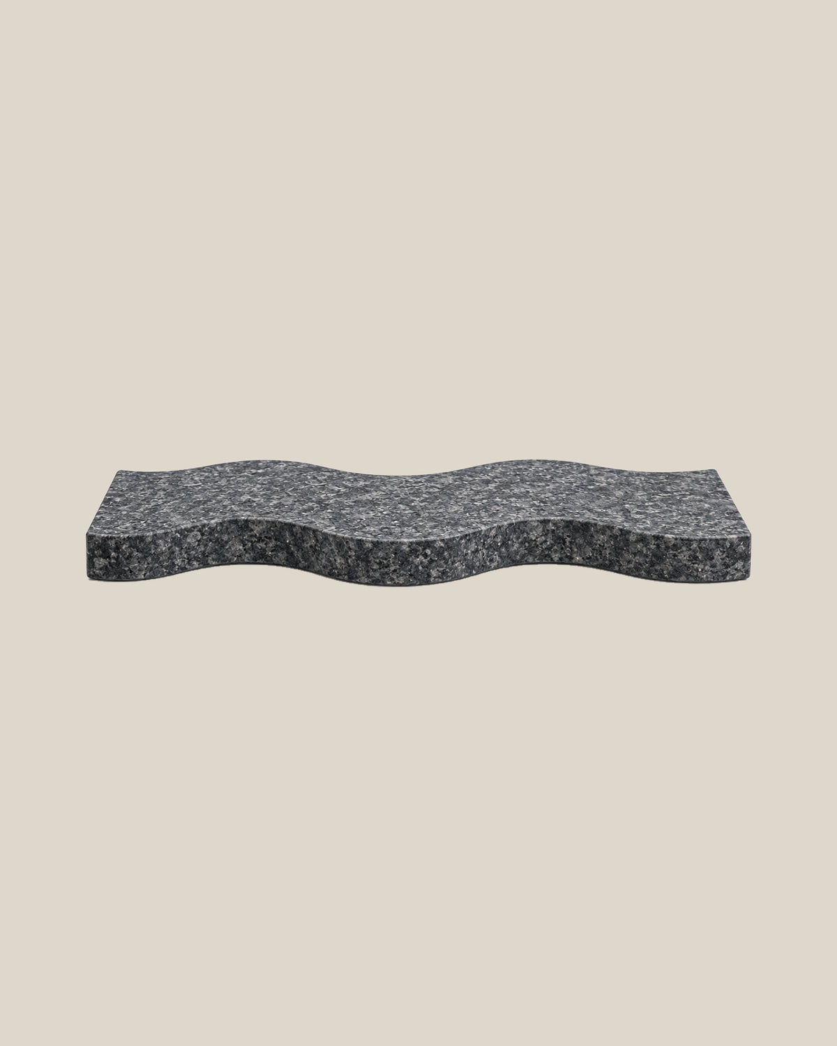 ATOMS Sezy Tray — Charcoal Speckled, low profile on BONE background