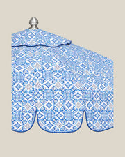 Azure Mosaic Umbrella — Azure Blue Fabric Detail