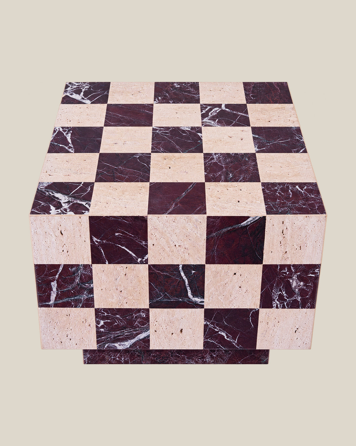 CHECKERED Side Bone 02 | CARVINGS | Bone #DED8CC