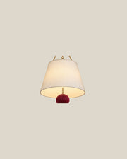 LA LUZ ÉTOILE Tassel Pendant — Burgundy Diffuser Detail