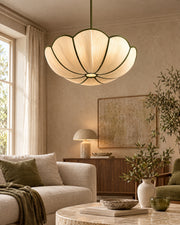 LA LUZ FLORA Pendant Chandelier — Olive Green Lifestyle