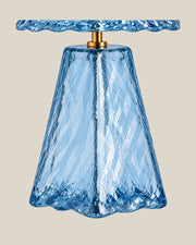 LA LUZ GLACÉ Table Lamp — Blue Base Detail