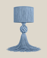 LA LUZ MUSE Table Lamp — Baby Blue Front
