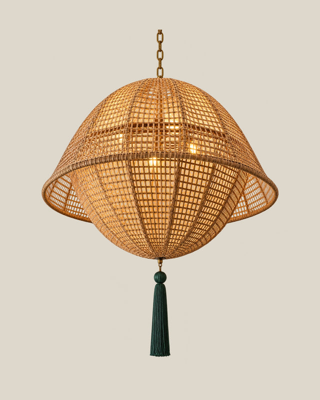 Orbit Bamboo Chandelier