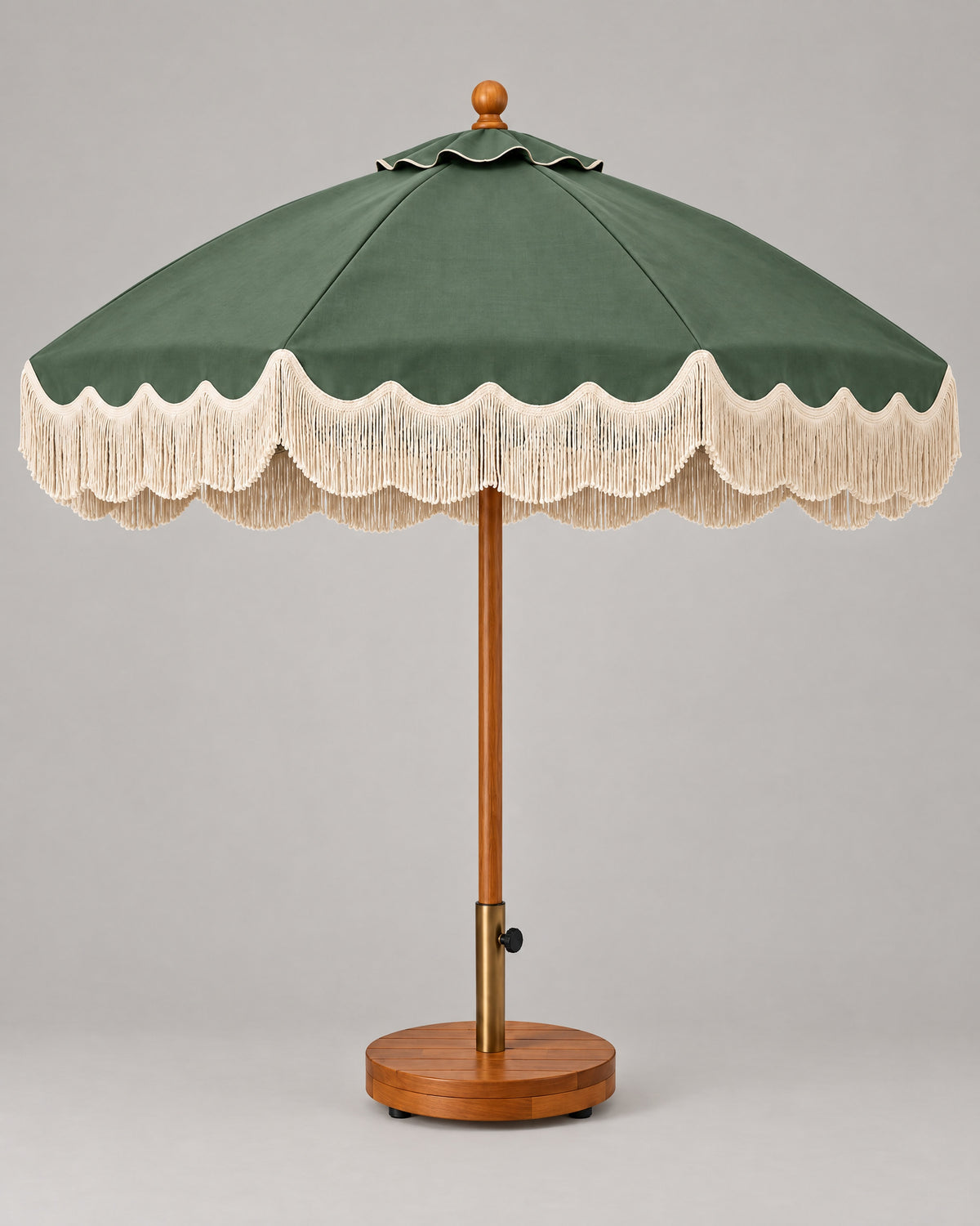 Ripple Edge Umbrella — Sage Green Studio