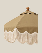 Ripple Edge Umbrella — Sand Fabric Detail