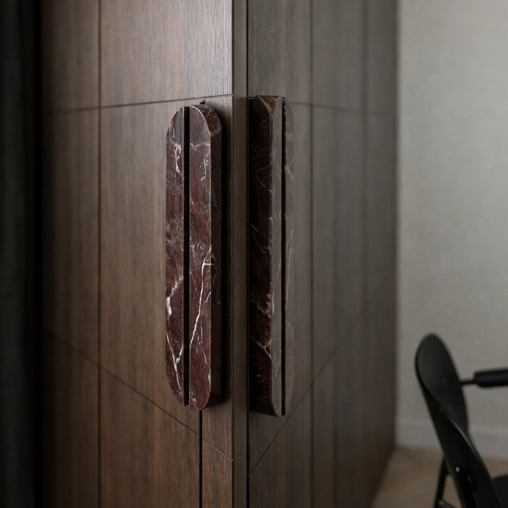 Marble Door Handle Oval